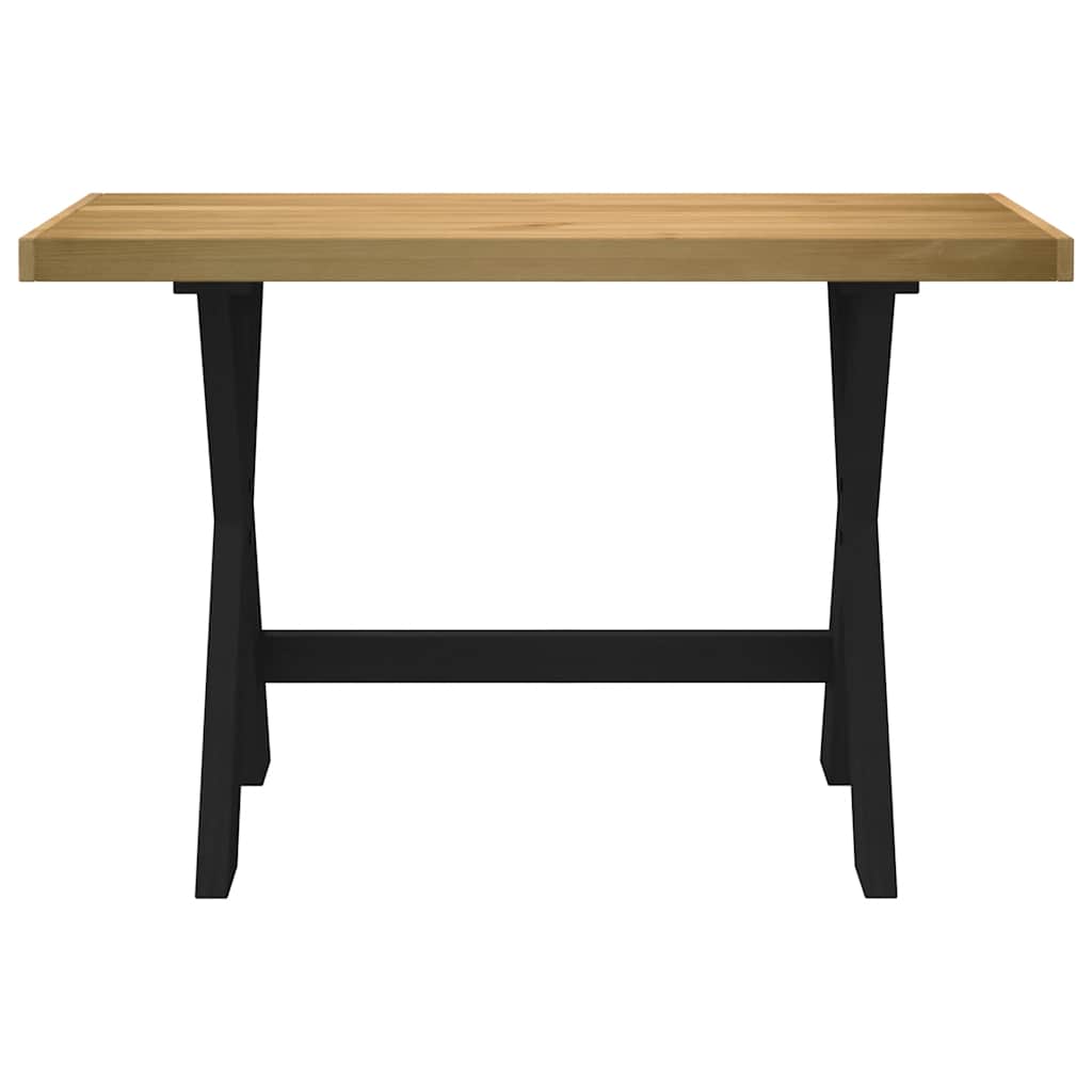 Scrivania NOAIN Gambe a Forma di X 120x50x75 cm Legno Massello