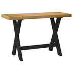 Scrivania NOAIN Gambe a Forma di X 120x50x75 cm Legno Massello