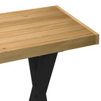 Scrivania NOAIN Gambe a Forma di X 120x50x75 cm Legno Massello