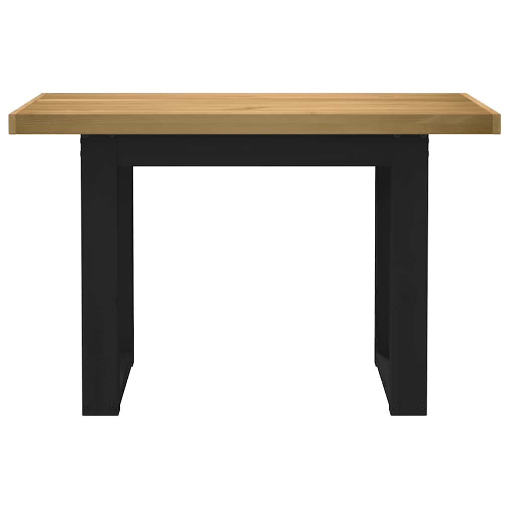 Scrivania NOAIN Gambe a Forma di U 120x50x75 cm Legno Massello