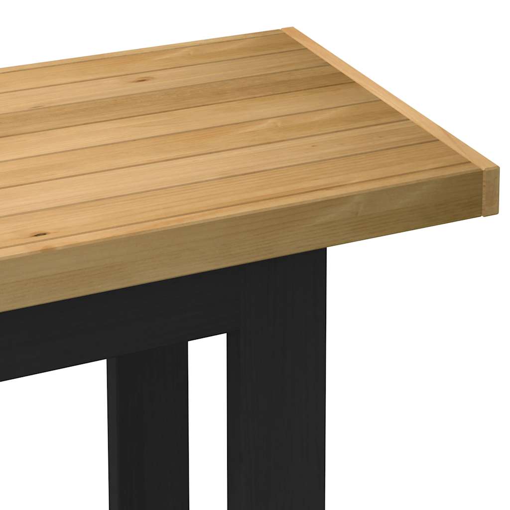 Scrivania NOAIN Gambe a Forma di U 120x50x75 cm Legno Massello