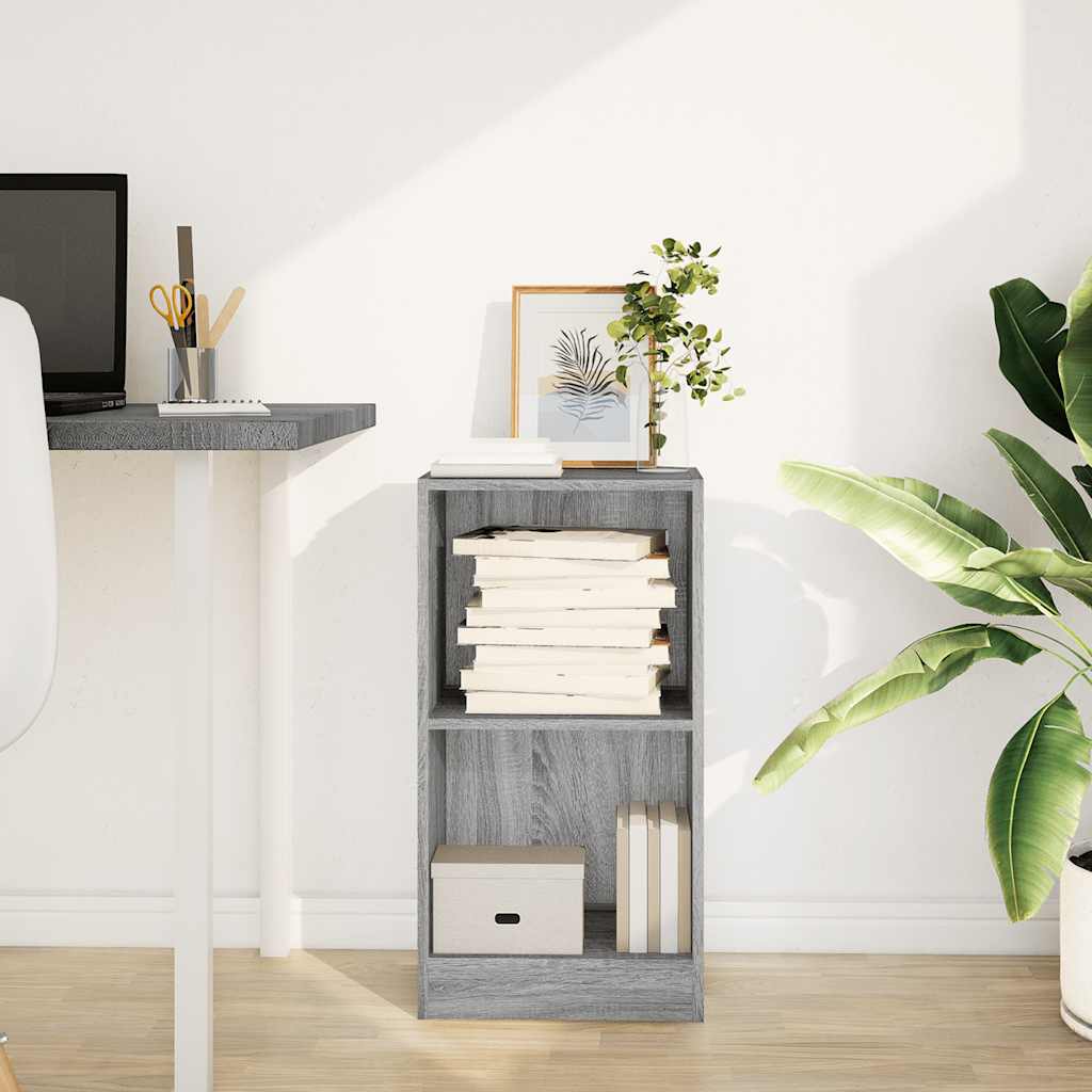 Libreria Grigio Sonoma 40x24x76 cm in Truciolato