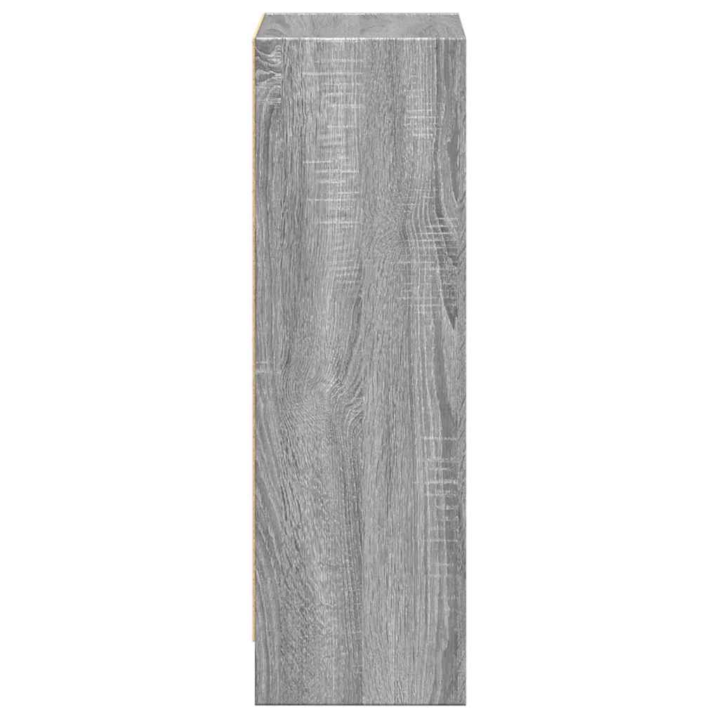 Libreria Grigio Sonoma 40x24x76 cm in Truciolato