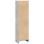 Libreria Grigio Cemento 40x24x143 cm in Truciolato