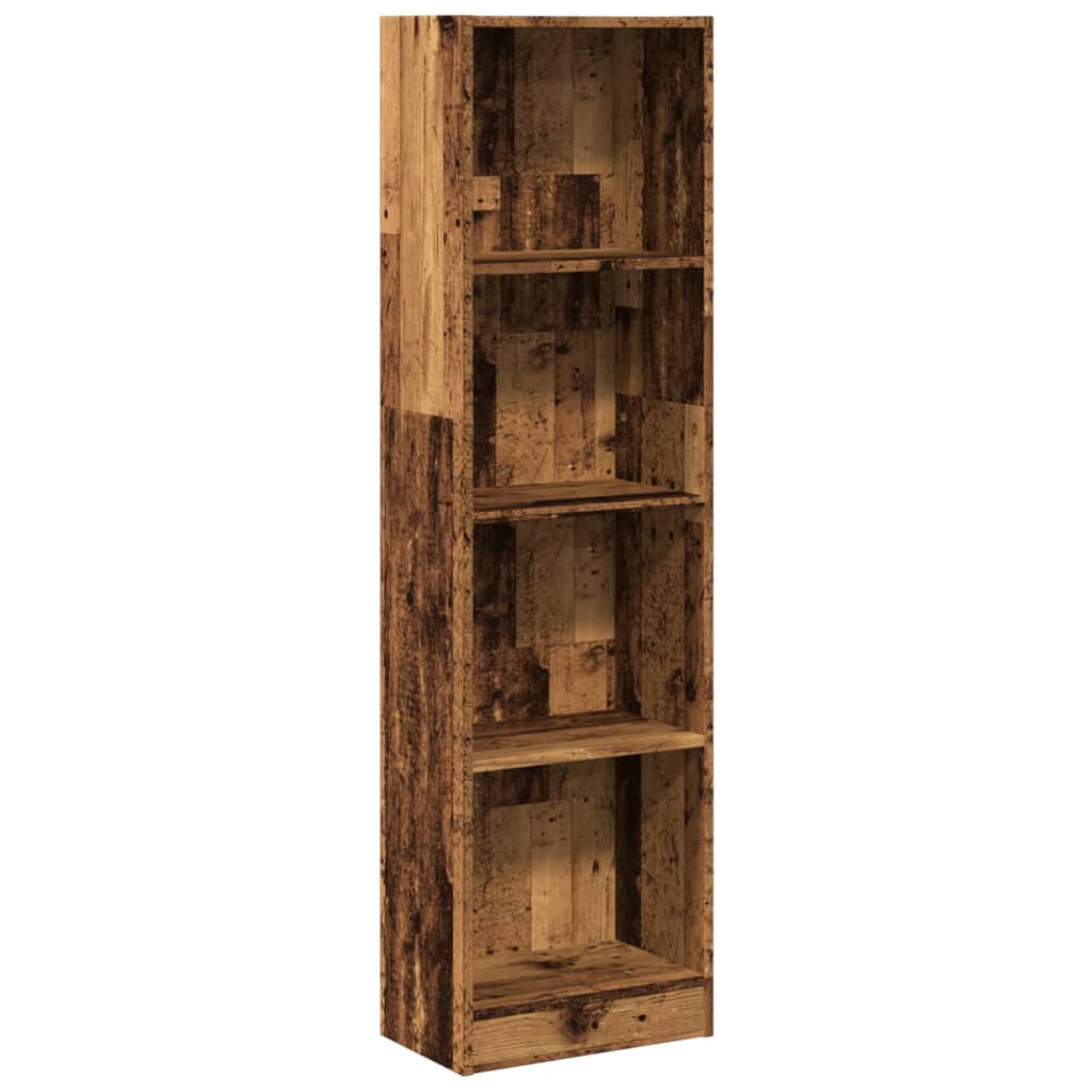 Libreria Legno Antico 40x24x143 cm in Truciolato