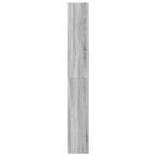 Libreria Grigio Sonoma 40x24x176 cm in Legno Multistrato