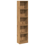 Libreria Artigianale Rovere 40x24x176 cm Legno ingegnerizzato