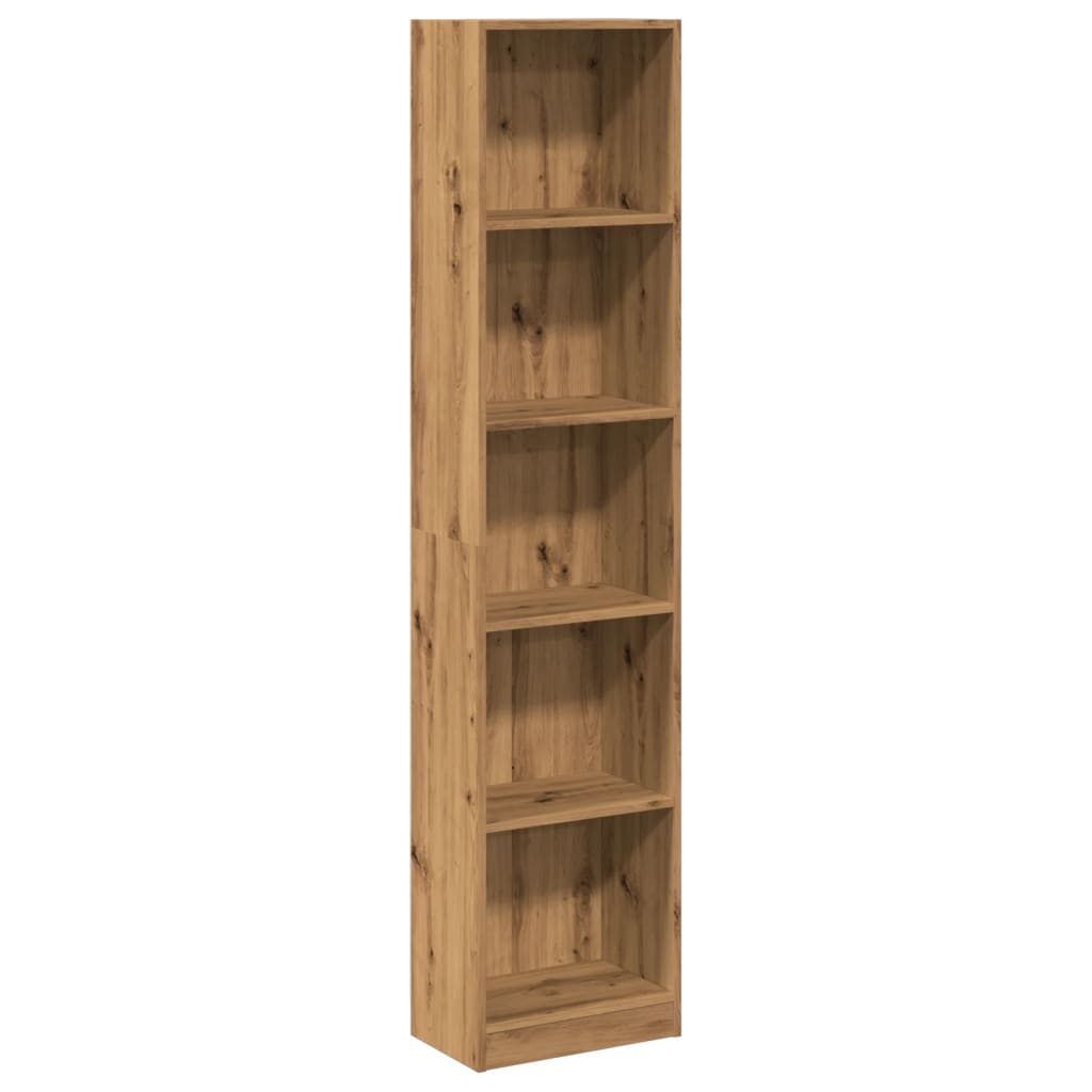 Libreria Artigianale Rovere 40x24x176 cm Legno ingegnerizzato