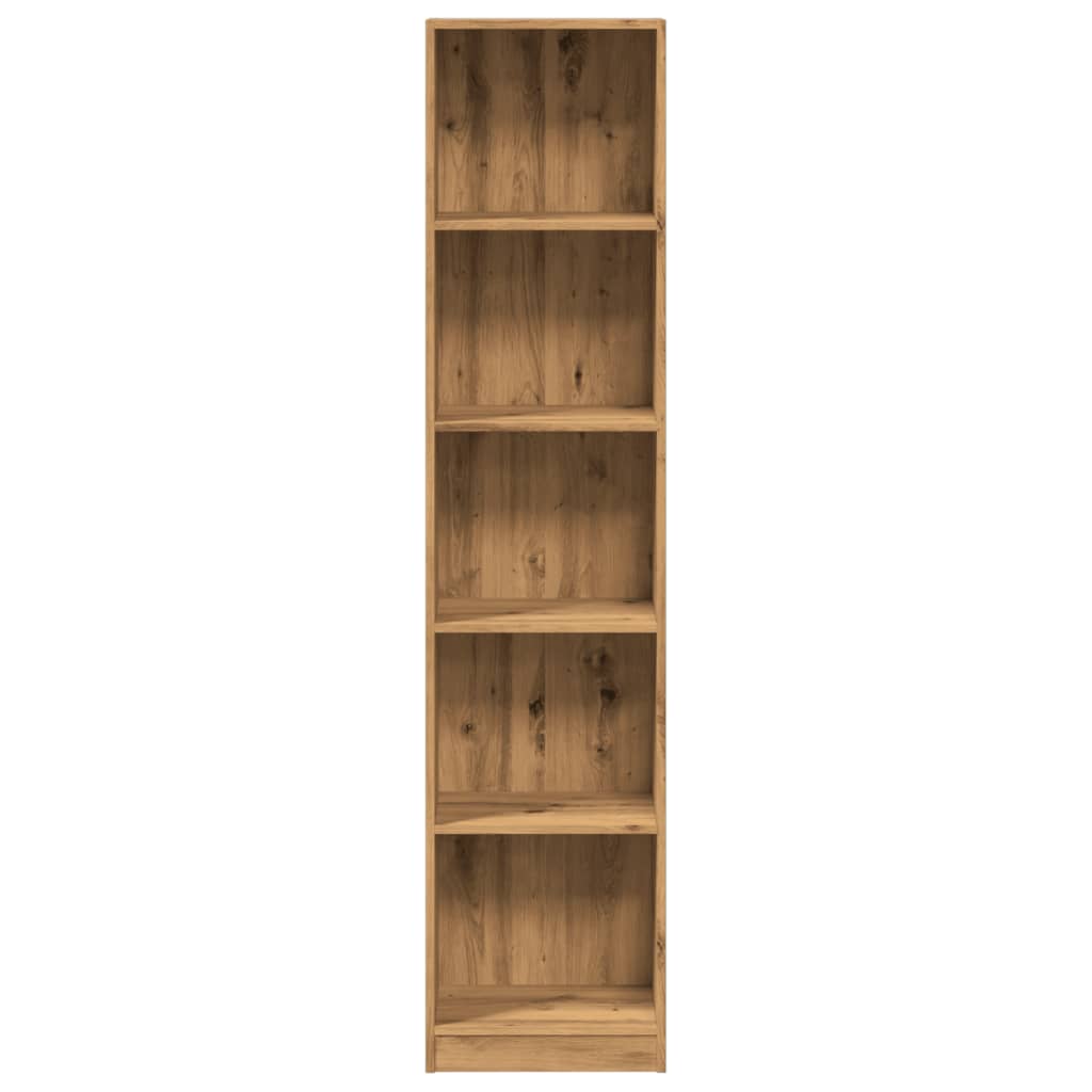 Libreria Artigianale Rovere 40x24x176 cm Legno ingegnerizzato