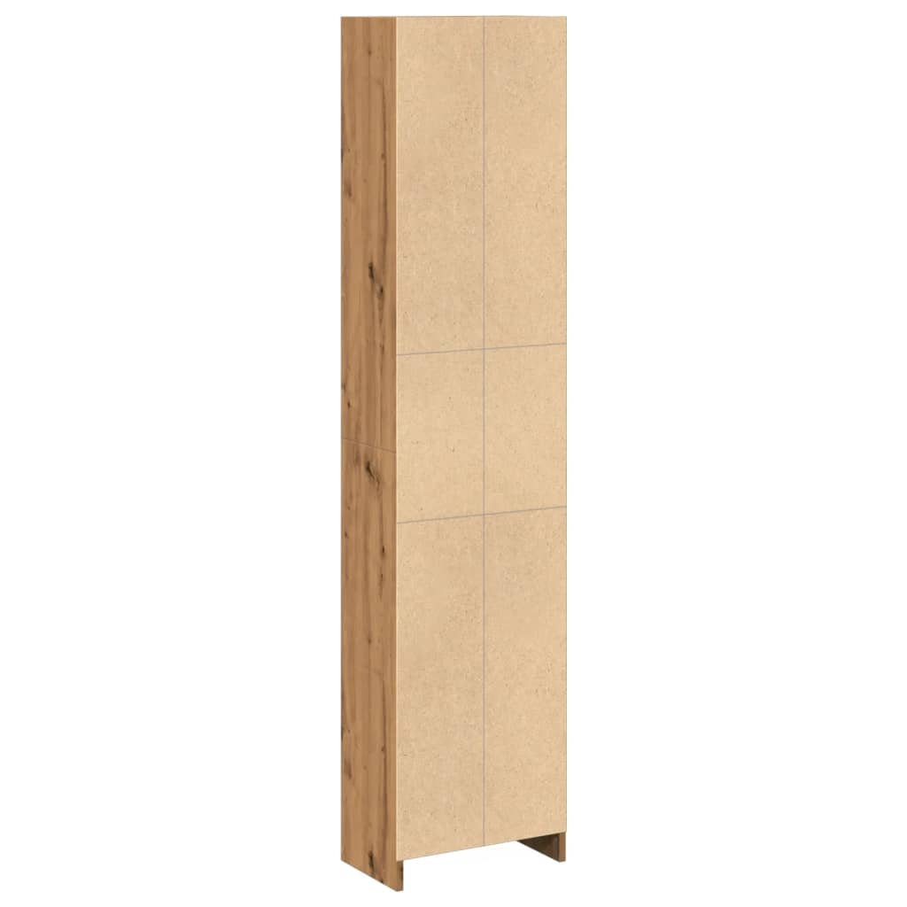 Libreria Artigianale Rovere 40x24x176 cm Legno ingegnerizzato