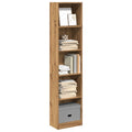 Libreria Artigianale Rovere 40x24x176 cm Legno ingegnerizzato