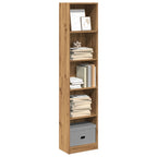 Libreria Artigianale Rovere 40x24x176 cm Legno ingegnerizzato