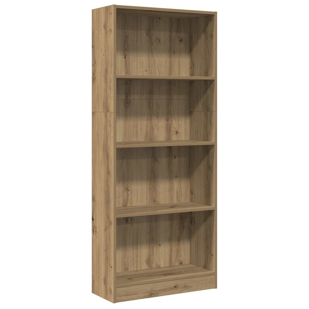 Libreria Rovere Artigianale 60x24x143 cm in Legno Multistrato