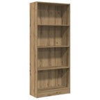Libreria Rovere Artigianale 60x24x143 cm in Legno Multistrato