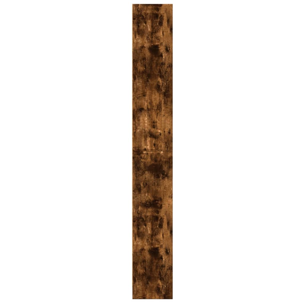 Libreria Rovere Fumo 60x24x176 cm in Legno Multistrato