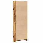 Libreria Legno Antico 60x24x176 cm in Legno Multistrato