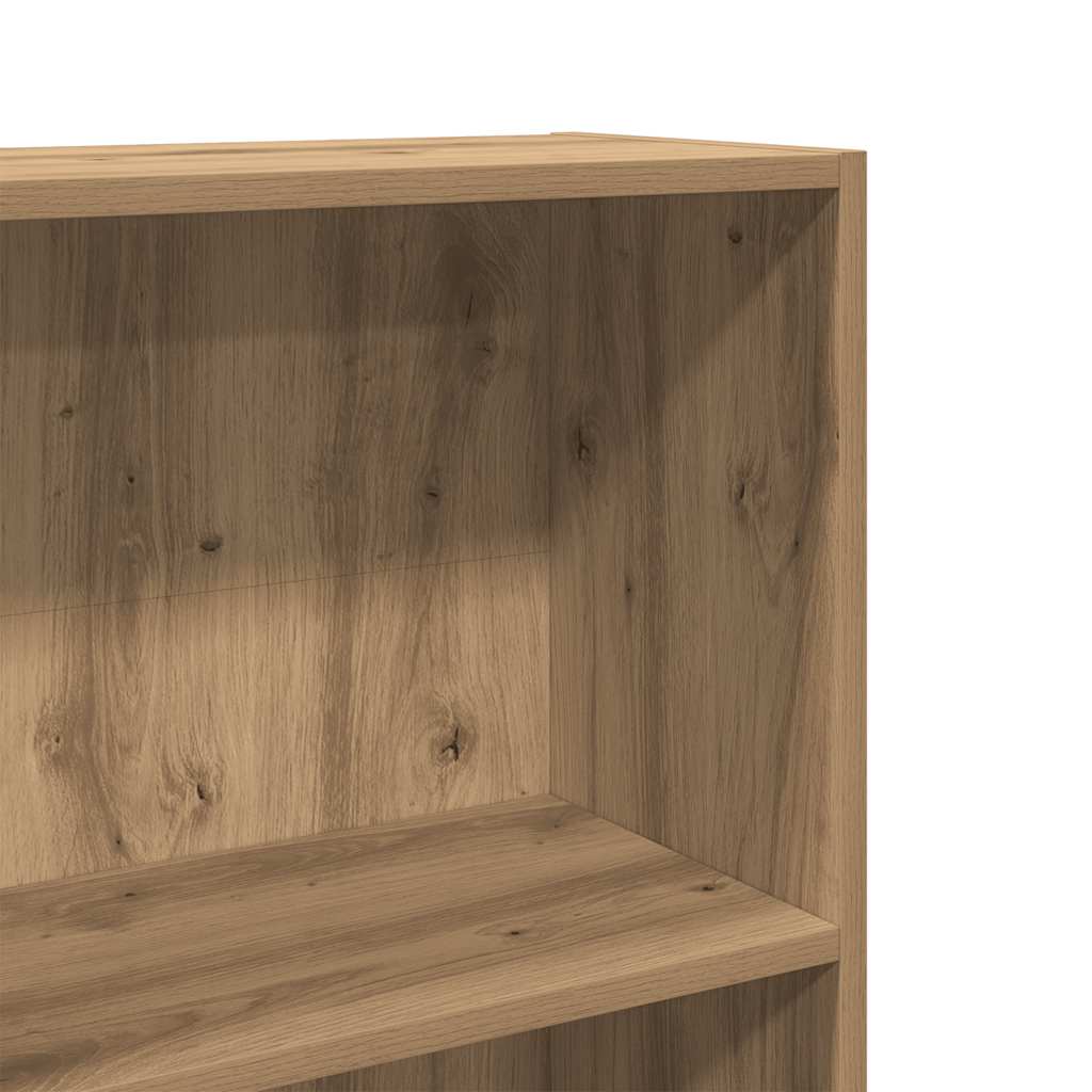 Libreria Artigianale Rovere 60x24x176 cm Legno ingegnerizzato