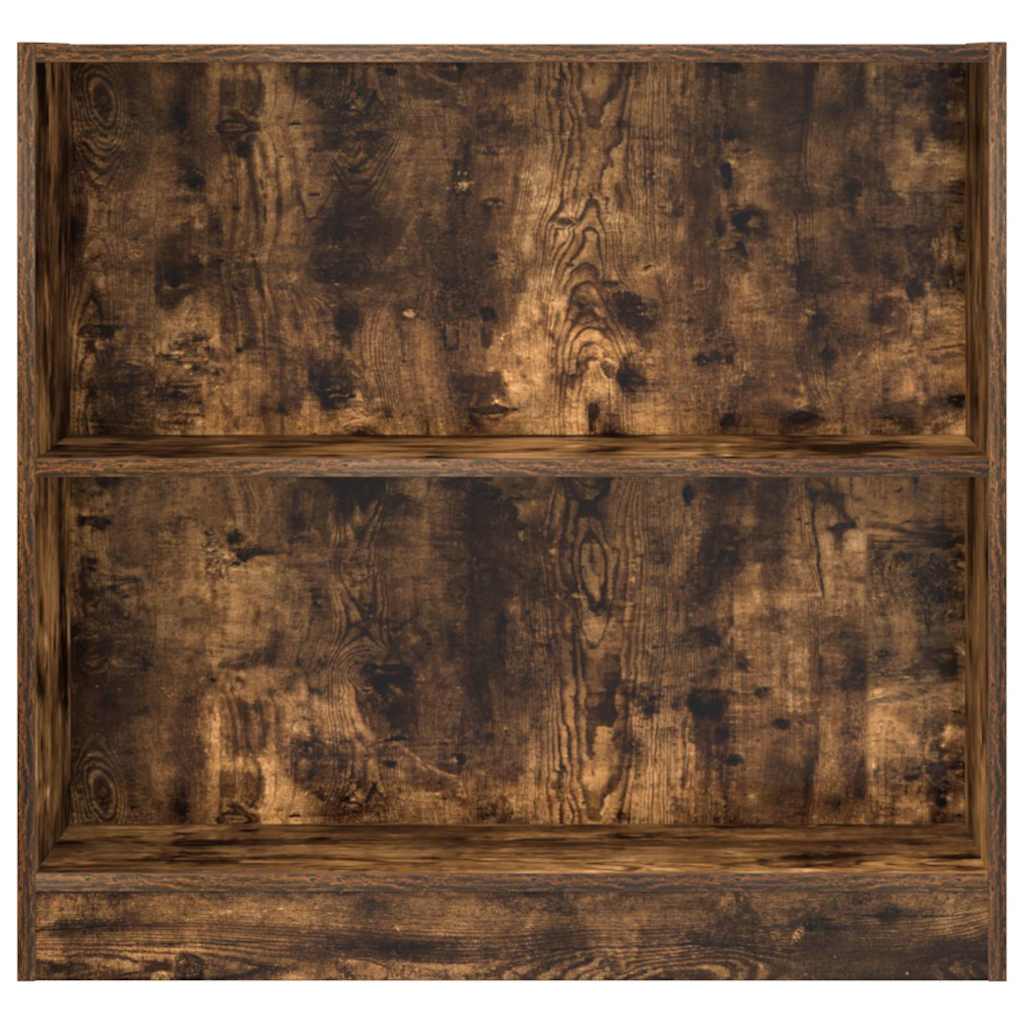 Libreria Rovere Fumo 80x24x76 cm in Legno Multistrato
