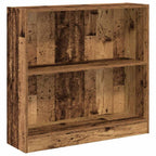 Libreria Legno Antico 80x24x76 cm in Legno Multistrato