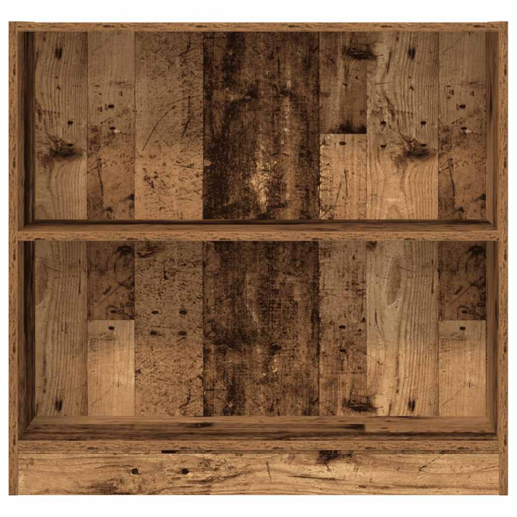 Libreria Legno Antico 80x24x76 cm in Legno Multistrato