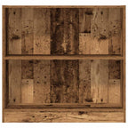 Libreria Legno Antico 80x24x76 cm in Legno Multistrato