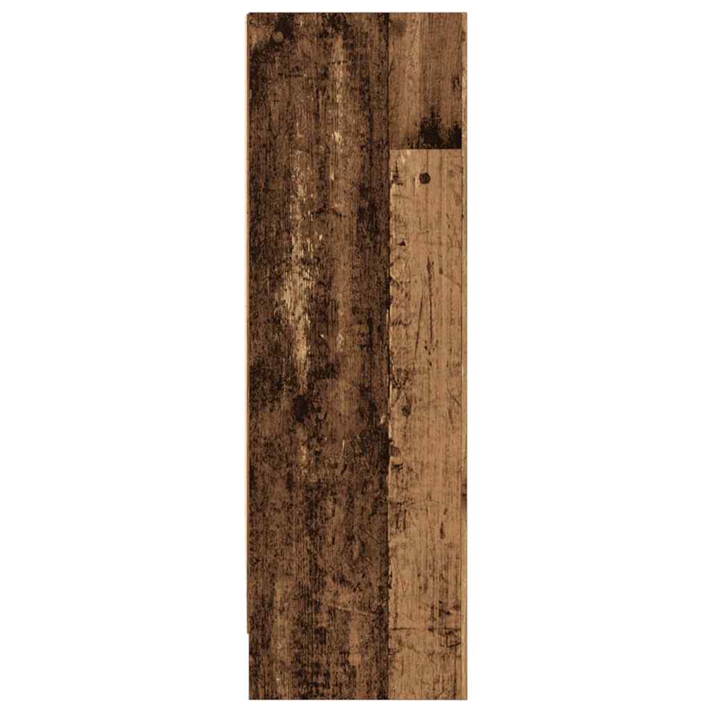 Libreria Legno Antico 80x24x76 cm in Legno Multistrato