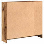 Libreria Legno Antico 80x24x76 cm in Legno Multistrato