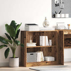 Libreria Legno Antico 80x24x76 cm in Legno Multistrato
