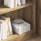Libreria Rovere Artigianale 80x24x76 cm in Legno Multistrato