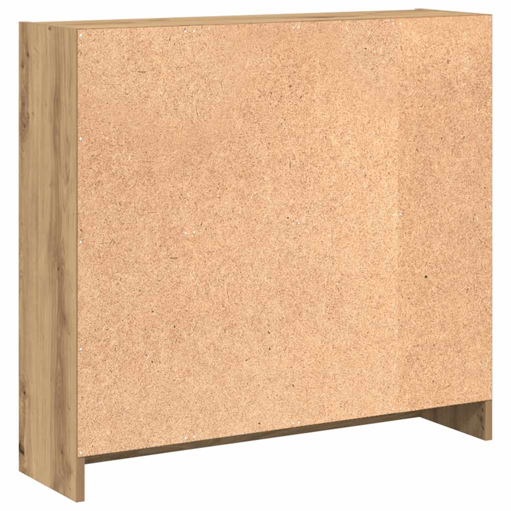 Libreria Rovere Artigianale 80x24x76 cm in Legno Multistrato