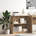 Libreria Rovere Artigianale 80x24x76 cm in Legno Multistrato