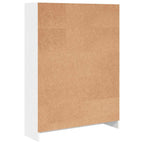 Libreria Bianca 80x24x109 cm in Legno Multistrato