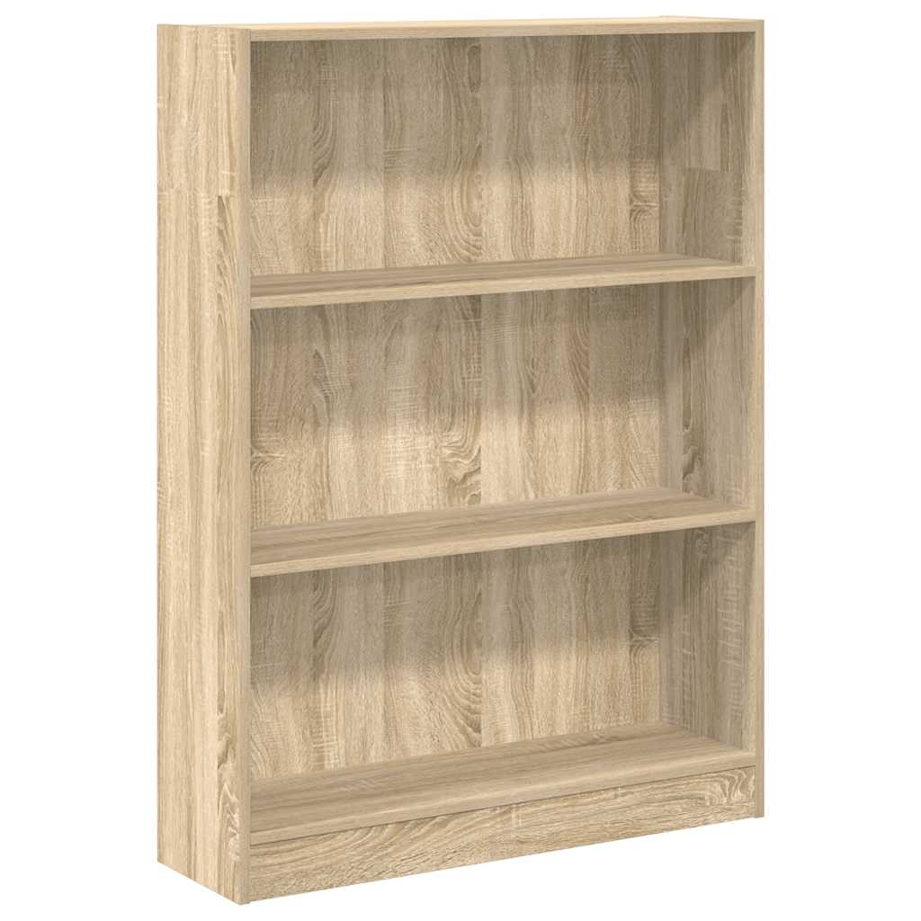 Libreria Rovere Sonoma 80x24x109 cm in Legno Multistrato