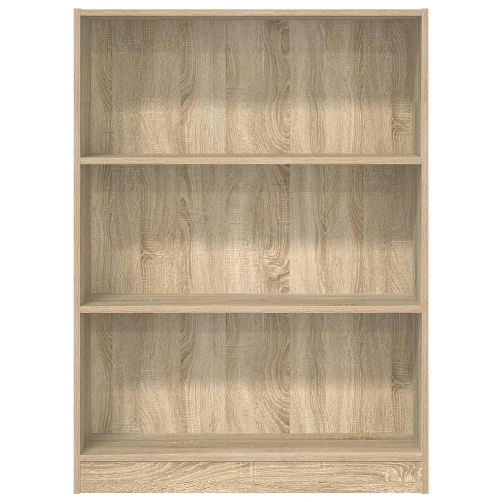 Libreria Rovere Sonoma 80x24x109 cm in Legno Multistrato