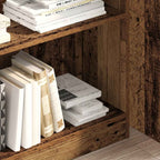 Libreria Legno Antico 80x24x109 cm in Legno Multistrato