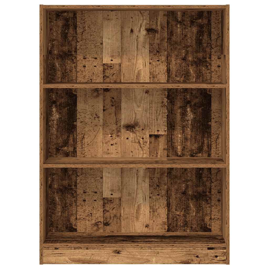 Libreria Legno Antico 80x24x109 cm in Legno Multistrato