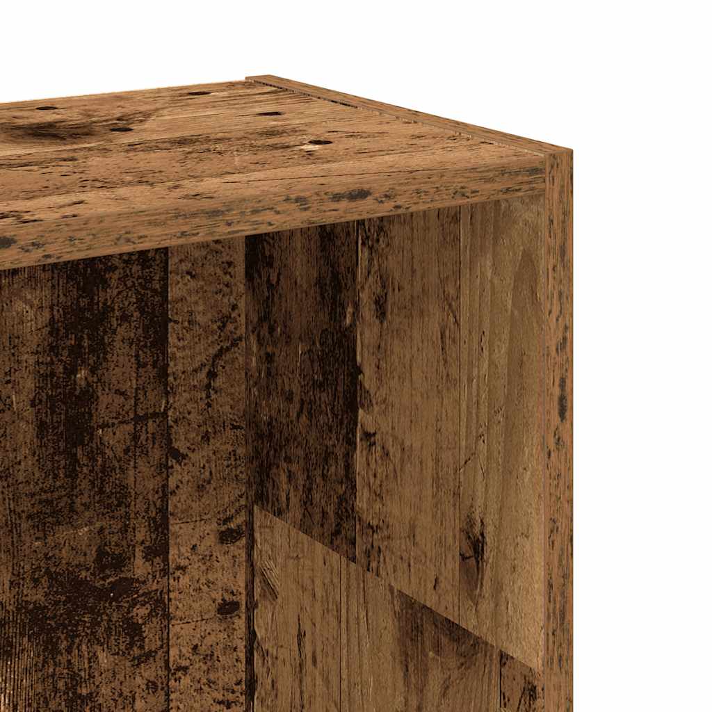 Libreria Legno Antico 80x24x109 cm in Legno Multistrato