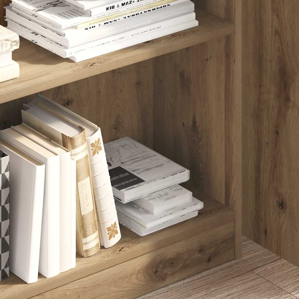 Libreria Rovere Artigianale 80x24x109 cm in Legno Multistrato