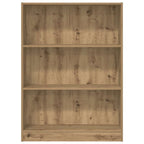 Libreria Rovere Artigianale 80x24x109 cm in Legno Multistrato