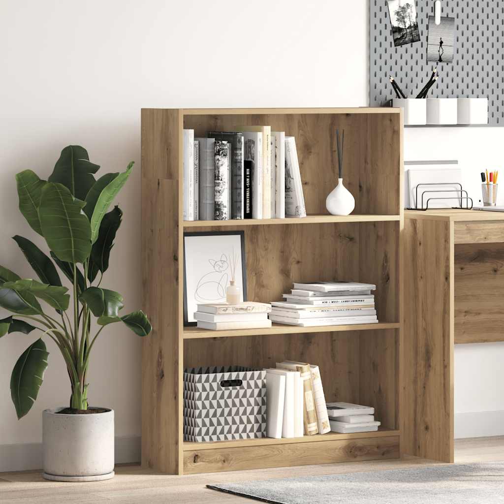 Libreria Rovere Artigianale 80x24x109 cm in Legno Multistrato