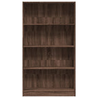 Libreria Rovere Marrone 80x24x143 cm in Legno Multistrato