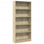 Libreria Rovere Sonoma 80x24x176 cm Legno ingegnerizzato