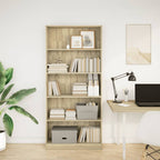 Libreria Rovere Sonoma 80x24x176 cm Legno ingegnerizzato