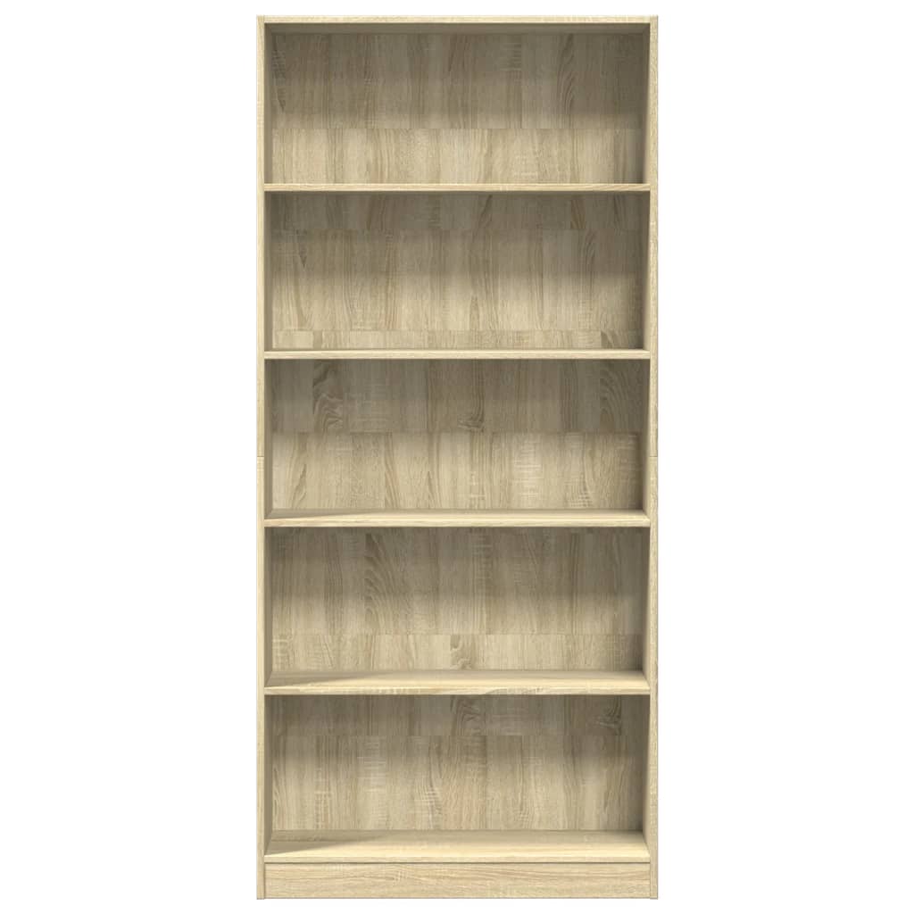 Libreria Rovere Sonoma 80x24x176 cm Legno ingegnerizzato