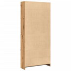 Libreria Rovere Artigianale 80x24x176 cm in Legno Multistrato