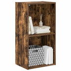 Libreria Rovere Fumo 40x30x77 cm in Legno Multistrato