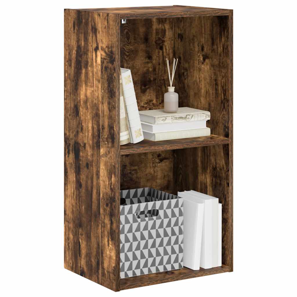 Libreria Rovere Fumo 40x30x77 cm in Legno Multistrato