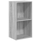 Libreria Grigio Sonoma 40x30x77 cm in Legno Multistrato