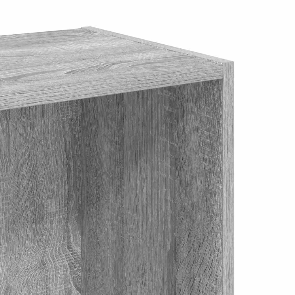 Libreria Grigio Sonoma 40x30x77 cm in Legno Multistrato