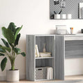 Libreria Grigio Sonoma 40x30x77 cm in Legno Multistrato